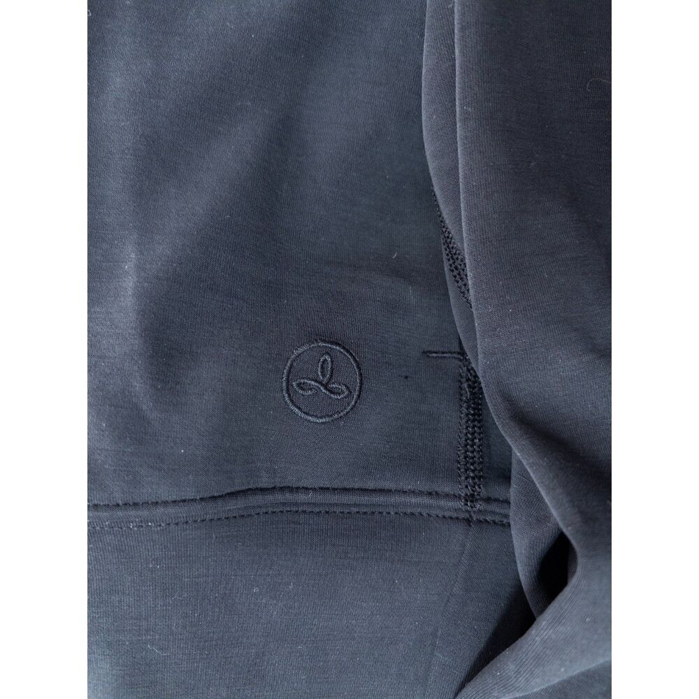 prAna Black Hoodie Womens Medium Cowl Neck Pullover Athleisure Outdoors - Picture 5 of 8